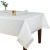 Obrus biały z perłową listwą - elegancki obrus na stół